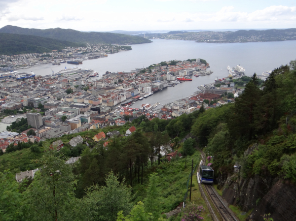 Schlüsselwörter: Norwegen Bergen Floyen Floibanen