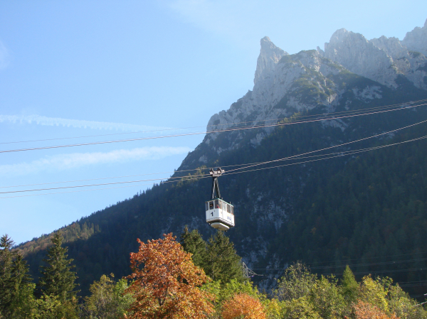 Schlüsselwörter: Deutschland Mittenwald Karwendel Karwendelbahn