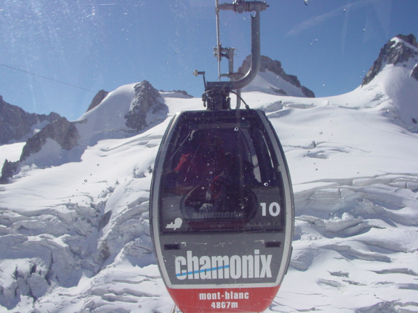 Schlüsselwörter: Frankreich Chamonix Aiguille du Midi Pointe Helbronner